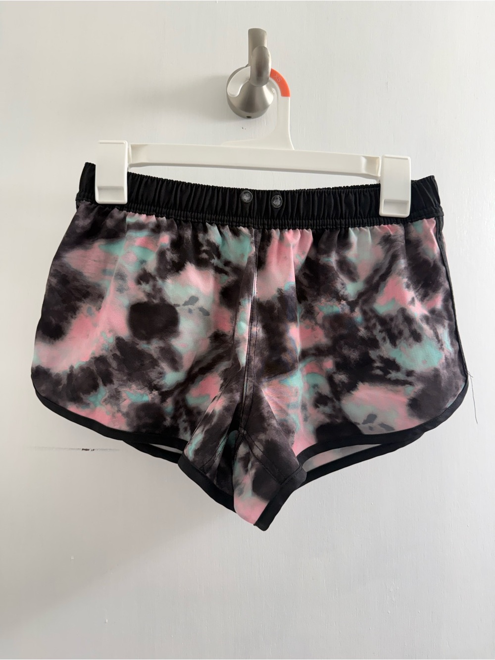 Suzzi black tye dye shorts size medium